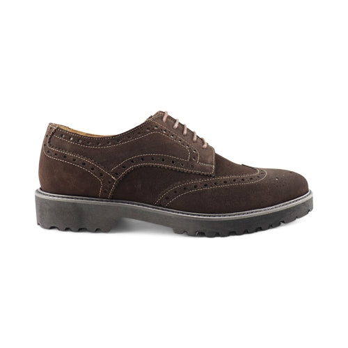 Scarpe derby in camoscio