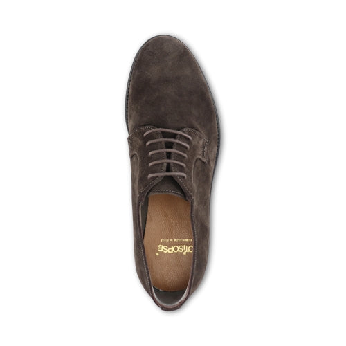 Scarpe derby in camoscio da uomo