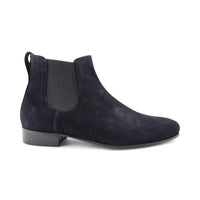 Stivaletti camoscio blu
