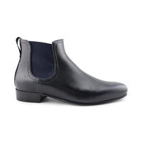 Stivaletti pelle blu