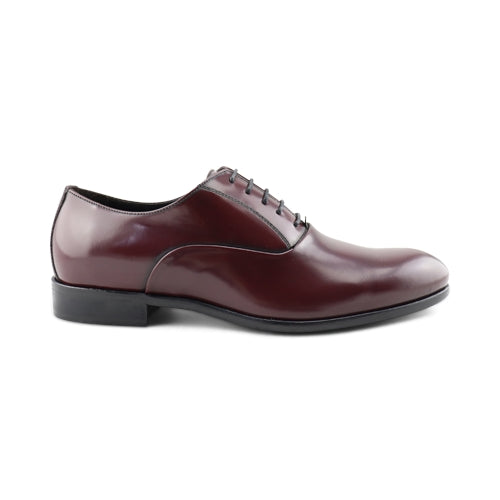 Scarpe Francesine in pelle bordeaux