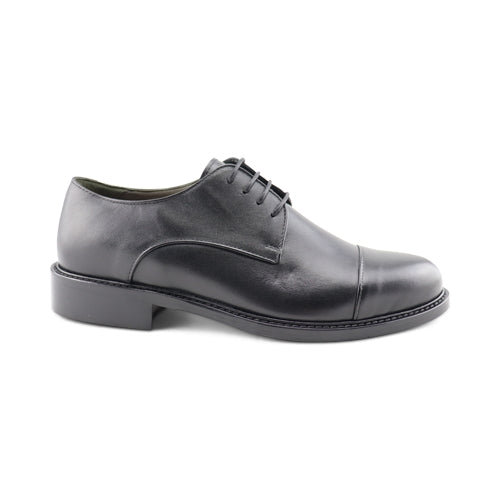 Scarpe Derby nere in pelle