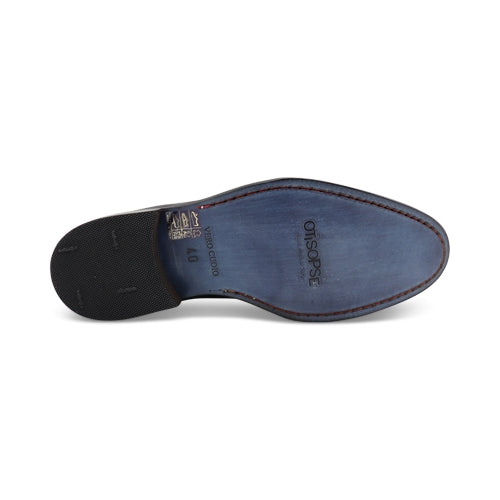 Scarpe Derby con suola in cuoio