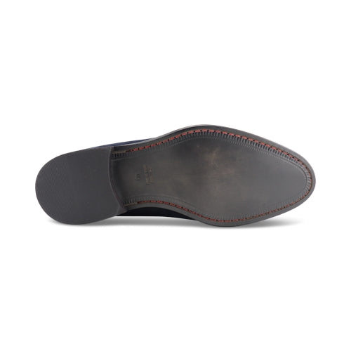 Slippers con suola in cuoio
