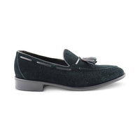 Tassel camoscio nero