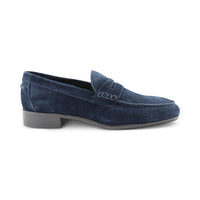 Mocassini camoscio blu