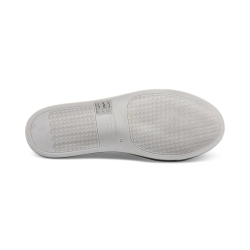 sneakers con suola in gomma bianca