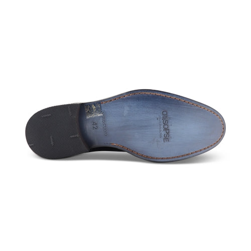 Scarpe Francesine con suola in cuoio cucita