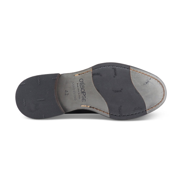Scarpe Francesine con suola in cuoio cucita