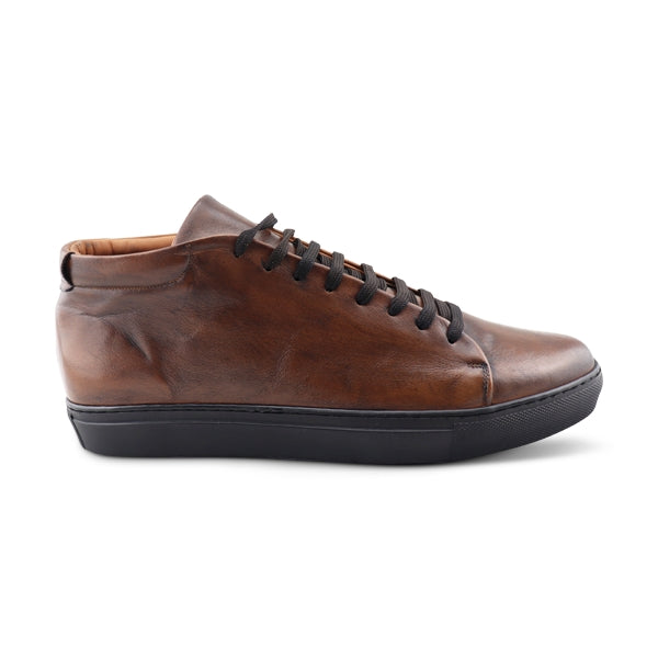 Sneakers alte in pelle