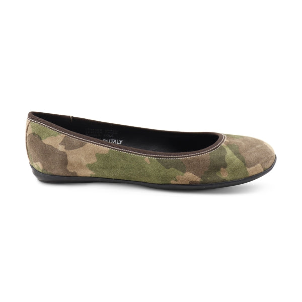 Ballerine in camoscio 