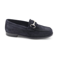 Mocassini marty camoscio blu