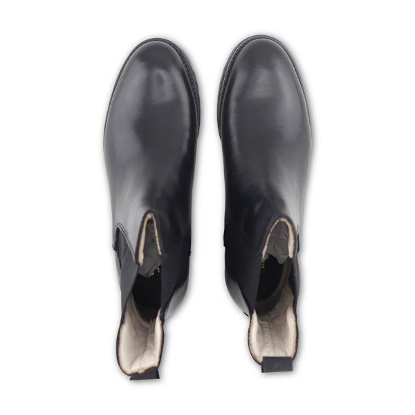 Stivaletti donna neri in pelle