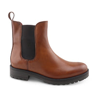 Stivaletti donna cuoio in pelle