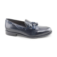 Mocassini tassel saima blu
