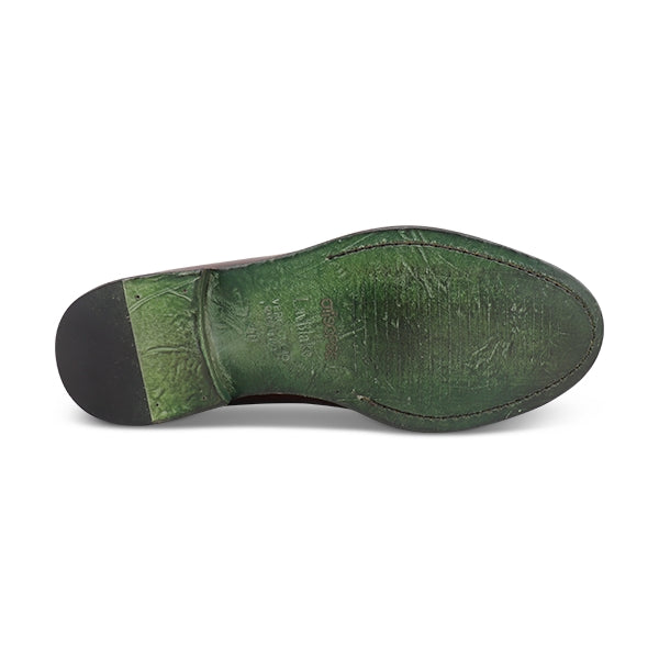 Mocassini tassel camoscio blu