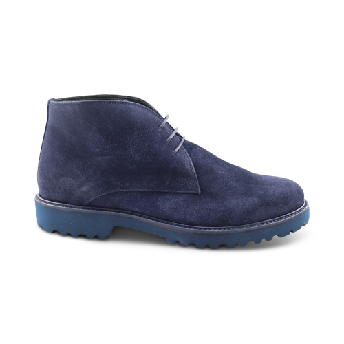Polacchine Vibram camoscio blu